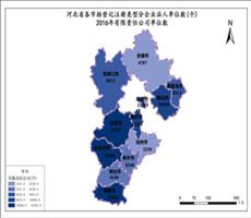 河北省2016年有限责任公司单位数（按登记注册类型分）