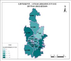 天津市2017年幼儿园校舍建筑面积