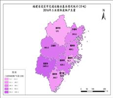 福建省2016年工业固体废物产生量