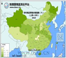 2010年农村商品零售价格指数