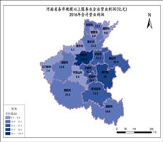河南省2016年合计营业利润（服务业企业营业利润）
