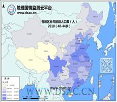 2010年40-44岁人口数量