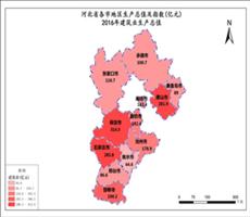 河北省2016年建筑业生产总值