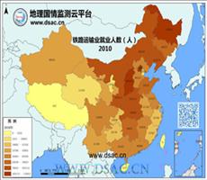 2010年铁路运输业就业人数