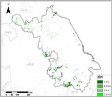 江苏省林地资源空间分布数据服务