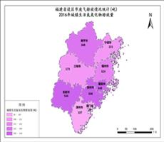 福建省2016年城镇生活氮氧化物排放量