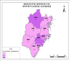 福建省2016年集中式治理设施二氧化硫排放量