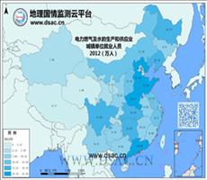 2012年电力燃气及水单位就业人员