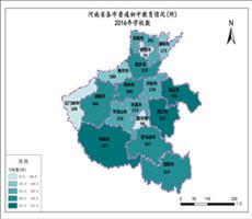 河南省2016年学校数（各市普通初中教育情况）