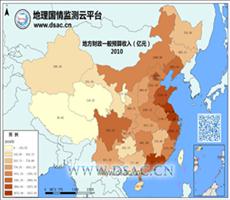 2010年地方财政一般预算收入