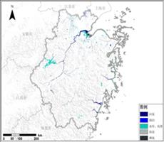 浙江省水域资源空间分布产品