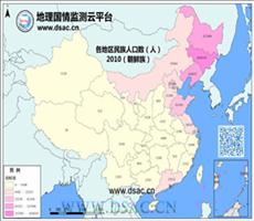 2010年民族分布（朝鲜族）