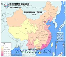 2013年国际旅游外汇收入