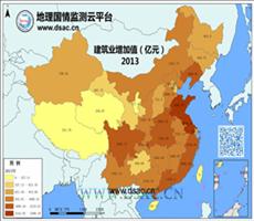 2013年建筑业增加值