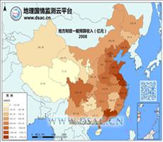2008年地方财政一般预算收入