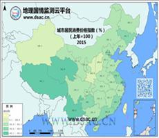 2015年城市居民消费价格指数