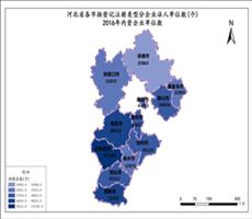 河北省2016年内资企业单位数（按登记注册类型分）