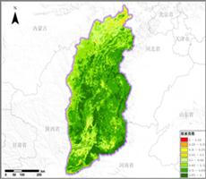 遥感数据反演山西省植被指数（NDVI）数据服务