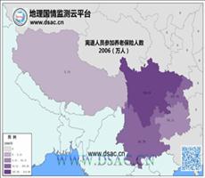 2006年西南离退人员养老保险人数