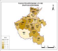 河南省2016年化妆品零售价格总指数