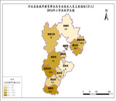 河北省2016年小学在校学生数（教育事业及专业技术人员主要指标）