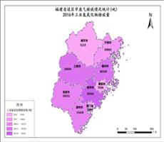 福建省2016年工业氮氧化物排放量