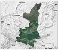 陕西省Landsat 8卫星影像