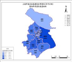 上海市2016年非居住房屋面积（各区房屋建筑分布情况）