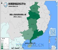 2011年中南离退人员养老保险人数