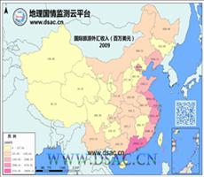 2009年国际旅行外汇收入