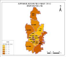 天津市2016年女性户籍人口数