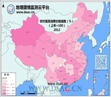 2012年农村居民消费价格指数