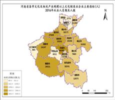 河南省2016年各市文化及相关产业规模以上文化制造业企业从业人员期末人数
