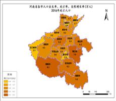 河南省2016年死亡人口