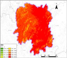 湖南省多年平均气温空间分布数据服务