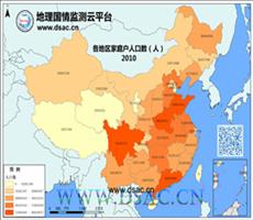 2010年各地区家庭户人口数