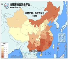2007年木材产量