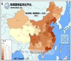 2011年地方财政一般预算收入