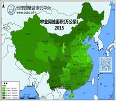 2015年林业用地面积数据