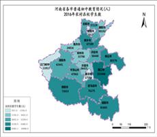 河南省2016年农村在校学生数（各市普通初中教育情况）