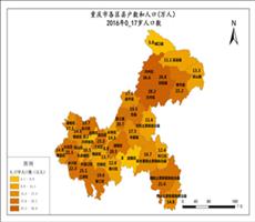重庆市2016年0-17岁人口数