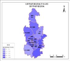 天津市2017年城市建设用地