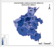 河南省2016年应付职工薪酬合计（服务业企业应付职工薪酬）