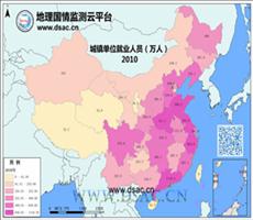 2010年城镇单位就业人员
