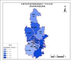 天津市2016年城市建设用地