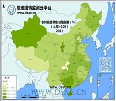2011年农村商品零售价格指数