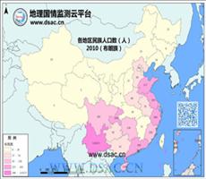 2010年民族分布（布朗族）