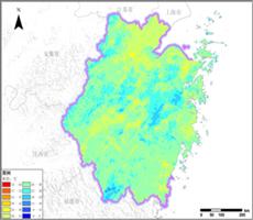 卫星遥感数据反演浙江省地表温度(LST)产品