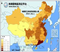 2014年城镇职工参加养老保险人数