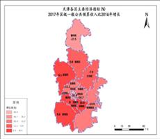 天津市2017年区级一般公共预算收入比2016年增长